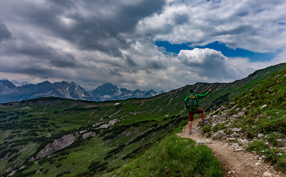 Frau Bergschön Oberallgäu Lachenspitze Bergwandern Tour