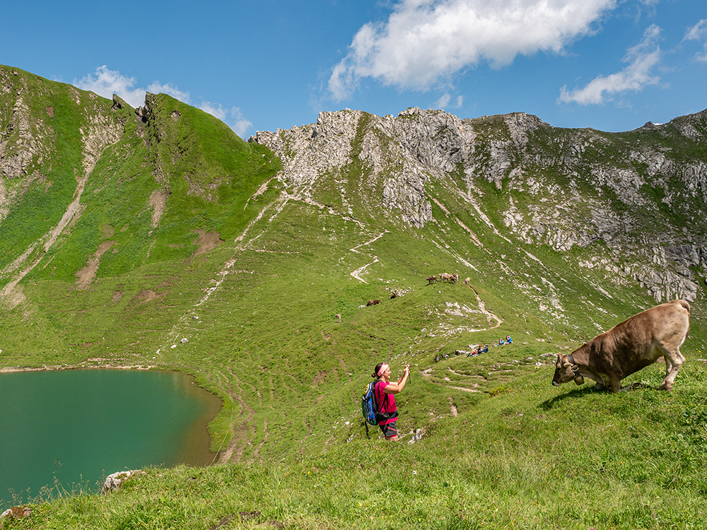 Frau Bergschön Engeratgundsee